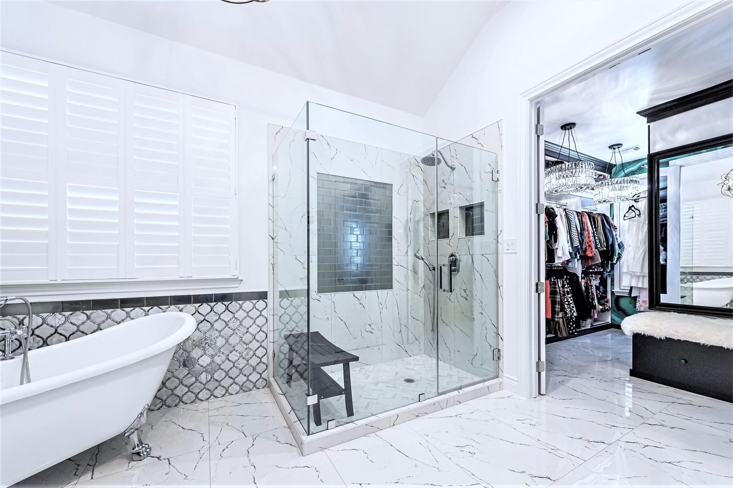 Simplicity Master Bathroom & Closet Remodel - Midtown 4